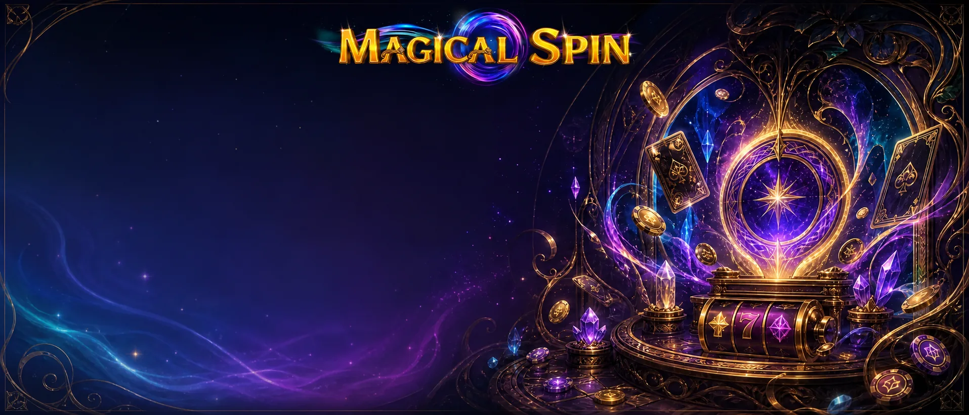 Magical Spin dans un décor magique