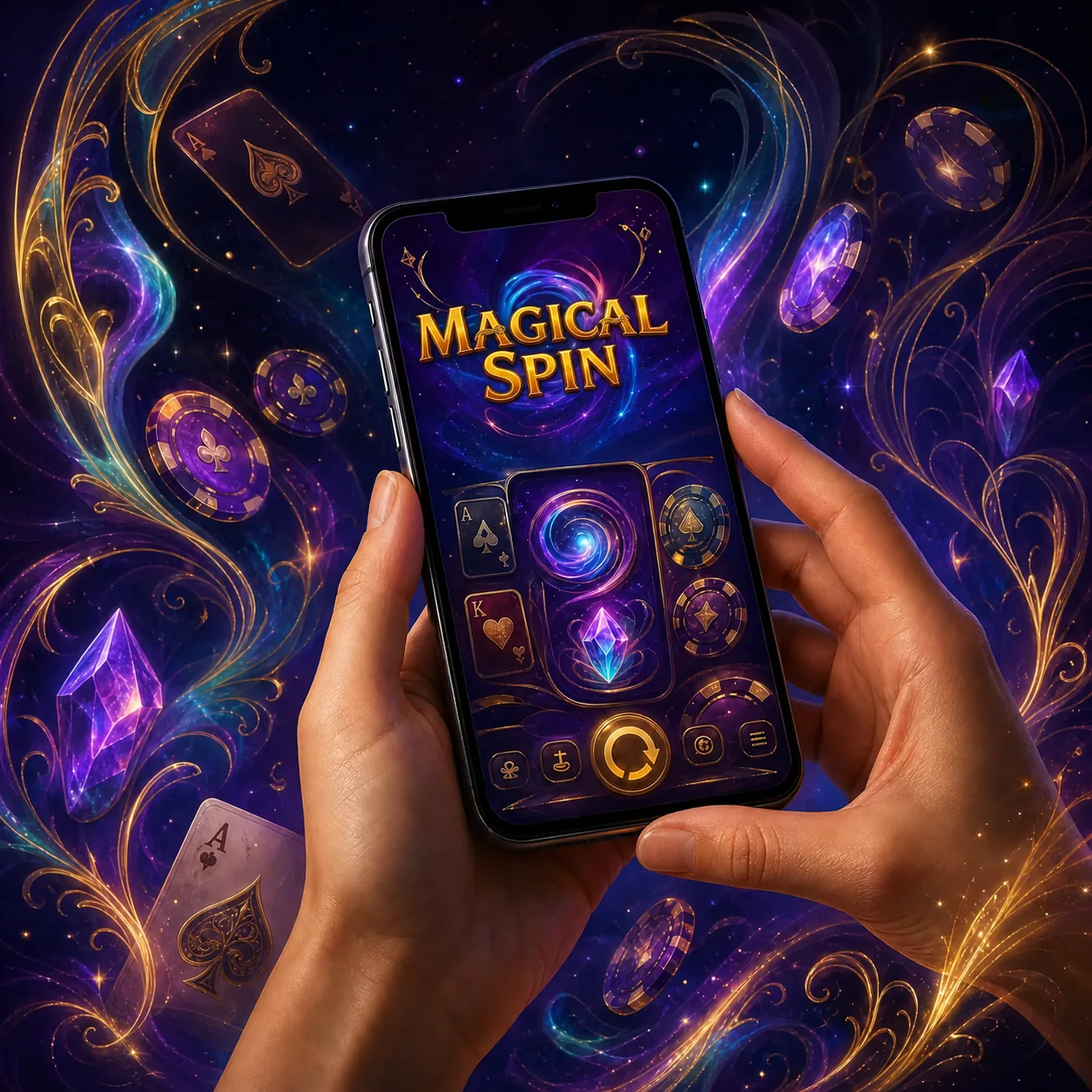 Magical Spin sur téléphone